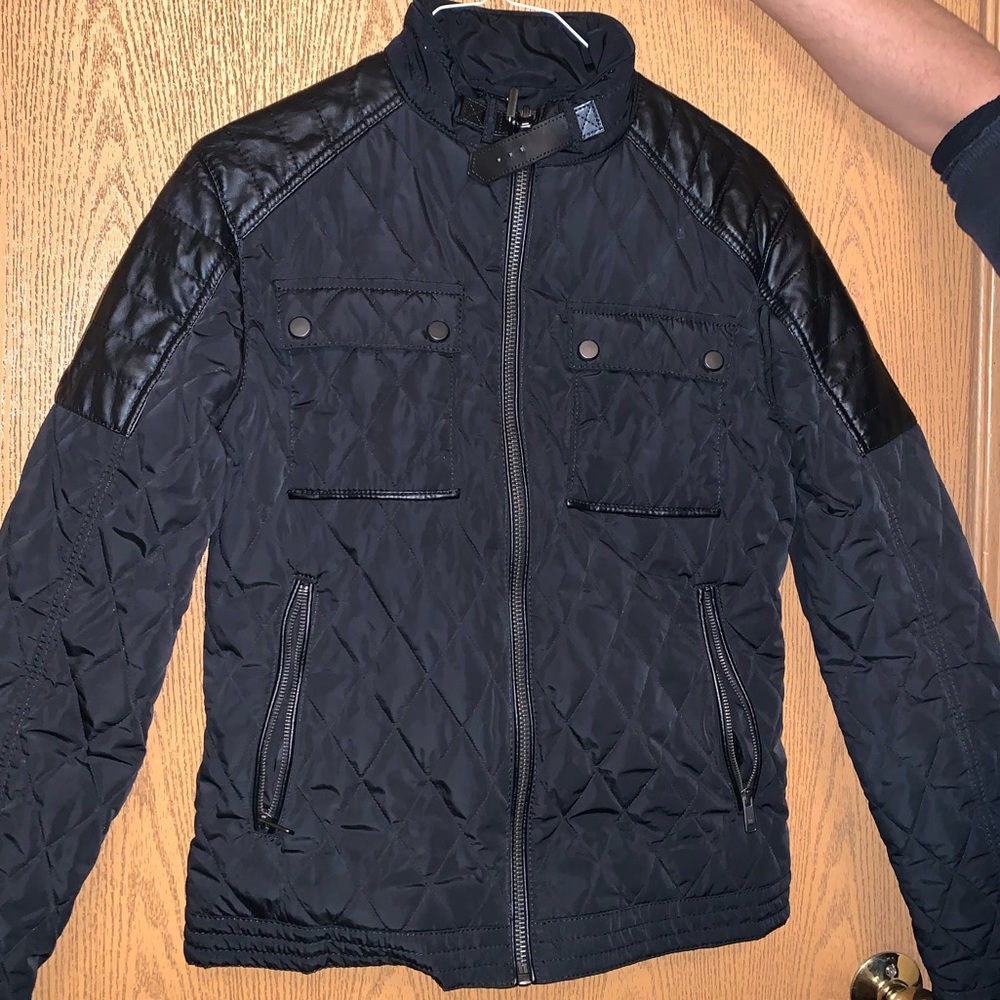 Faux Leather Biker Jacket